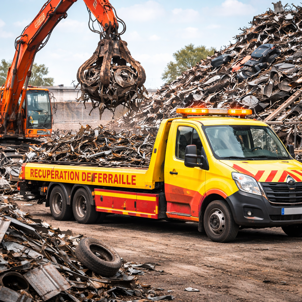 Récupération de ferraille